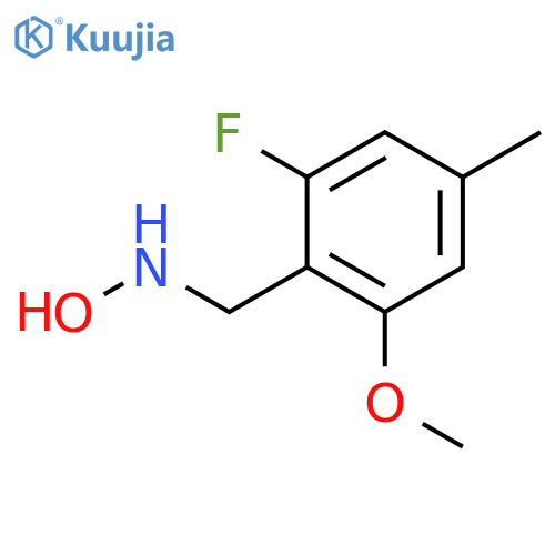 N-(2-fluoro-6-methoxy-4-methylphenyl)methylhydroxylamine structure
