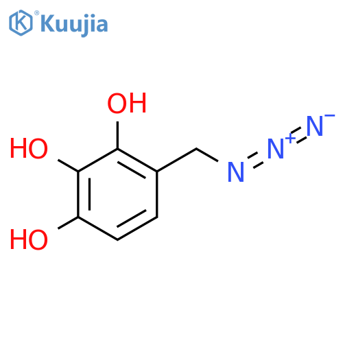 4-(azidomethyl)benzene-1,2,3-triol structure
