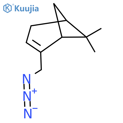 2-(azidomethyl)-6,6-dimethylbicyclo3.1.1hept-2-ene structure