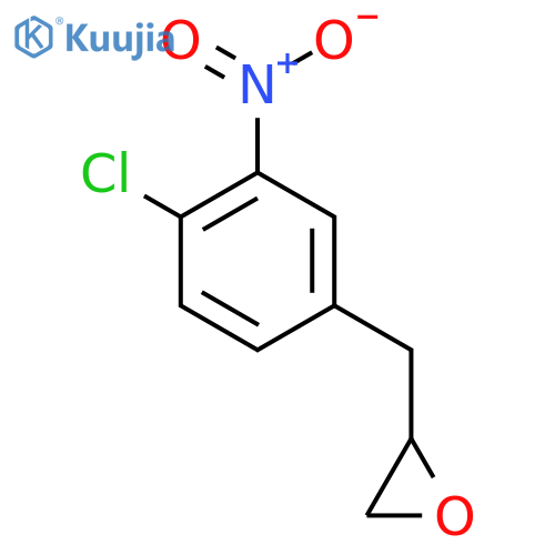 2-(4-chloro-3-nitrophenyl)methyloxirane structure