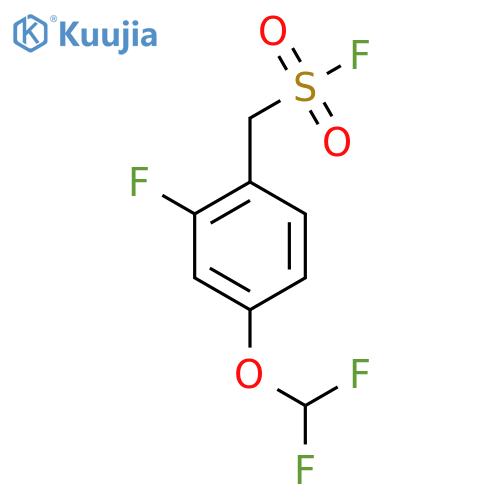 4-(difluoromethoxy)-2-fluorophenylmethanesulfonyl fluoride structure