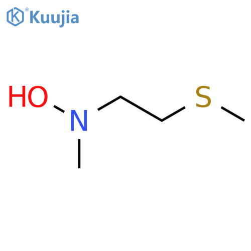 N-methyl-N-2-(methylsulfanyl)ethylhydroxylamine structure