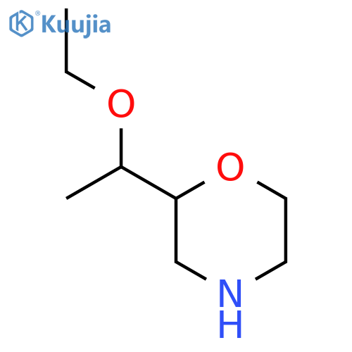 2-(1-ethoxyethyl)morpholine structure