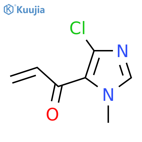 1-(4-chloro-1-methyl-1H-imidazol-5-yl)prop-2-en-1-one structure