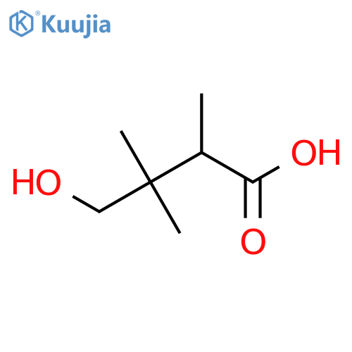 4-hydroxy-2,3,3-trimethylbutanoic acid structure