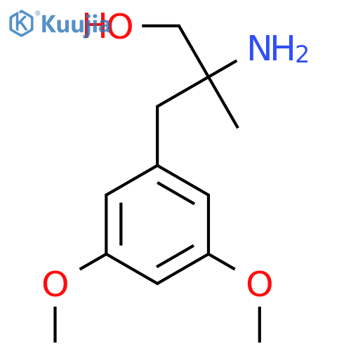 2-amino-3-(3,5-dimethoxyphenyl)-2-methylpropan-1-ol structure
