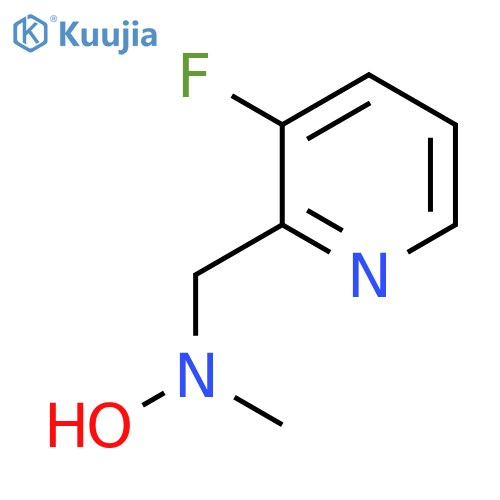 N-(3-fluoropyridin-2-yl)methyl-N-methylhydroxylamine structure