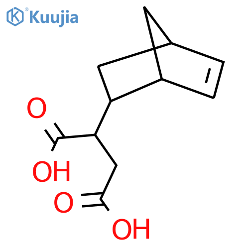 2-{bicyclo2.2.1hept-5-en-2-yl}butanedioic acid structure