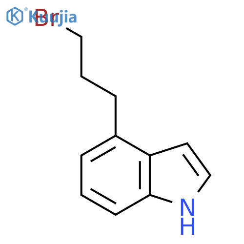 4-(3-bromopropyl)-1H-indole structure