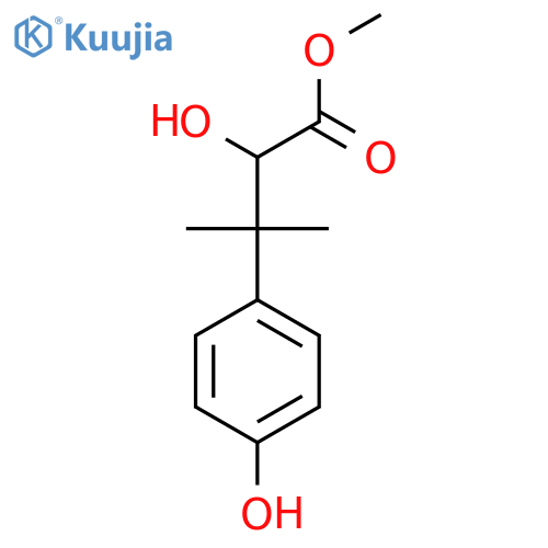 methyl 2-hydroxy-3-(4-hydroxyphenyl)-3-methylbutanoate structure