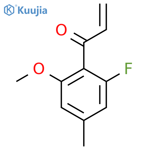 1-(2-fluoro-6-methoxy-4-methylphenyl)prop-2-en-1-one structure