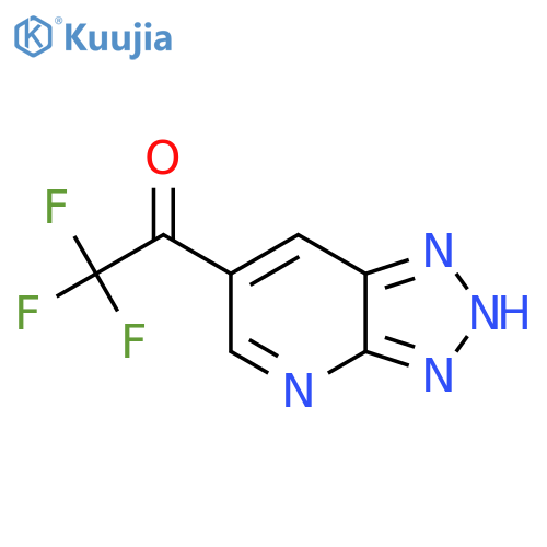 2,2,2-trifluoro-1-{3H-1,2,3triazolo4,5-bpyridin-6-yl}ethan-1-one structure