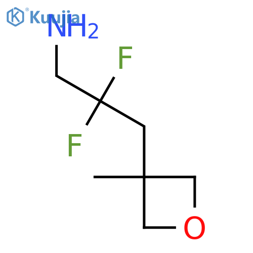 2,2-difluoro-3-(3-methyloxetan-3-yl)propan-1-amine structure
