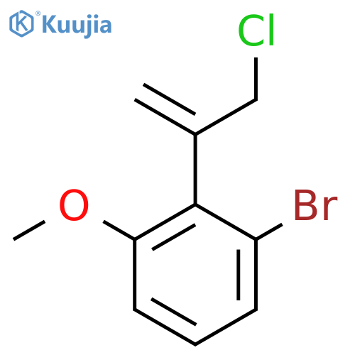 1-bromo-2-(3-chloroprop-1-en-2-yl)-3-methoxybenzene structure