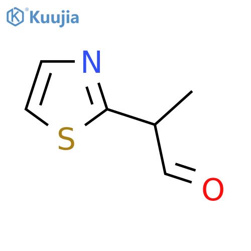 2-(1,3-thiazol-2-yl)propanal structure