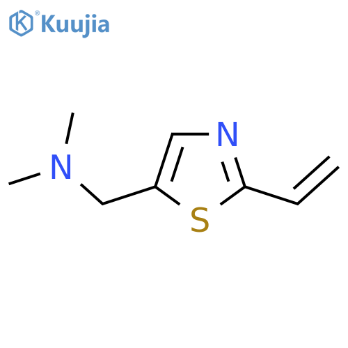 (2-ethenyl-1,3-thiazol-5-yl)methyldimethylamine structure