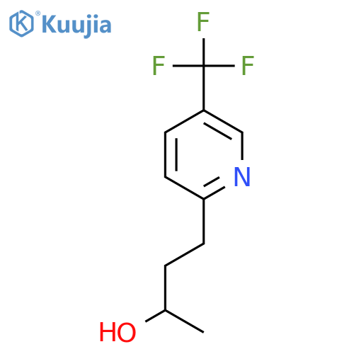 4-5-(trifluoromethyl)pyridin-2-ylbutan-2-ol structure