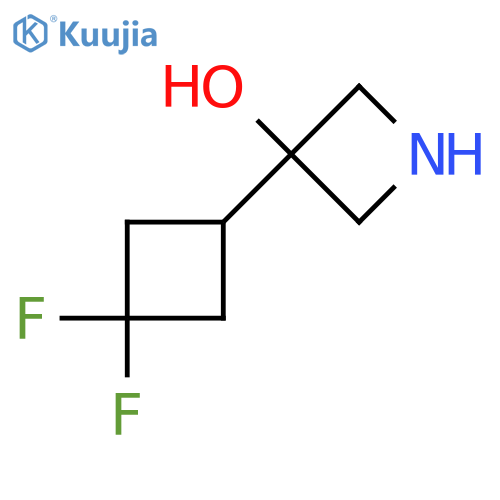 3-(3,3-difluorocyclobutyl)azetidin-3-ol structure
