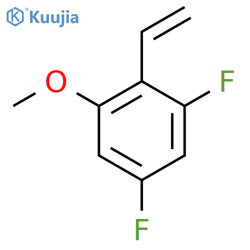 2-ethenyl-1,5-difluoro-3-methoxybenzene structure