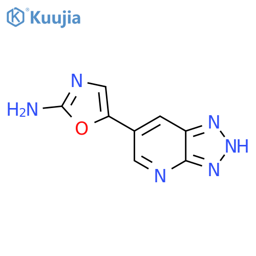5-{3H-1,2,3triazolo4,5-bpyridin-6-yl}-1,3-oxazol-2-amine structure
