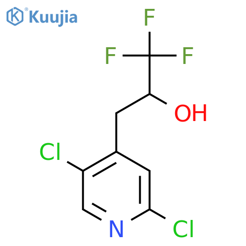 3-(2,5-dichloropyridin-4-yl)-1,1,1-trifluoropropan-2-ol structure