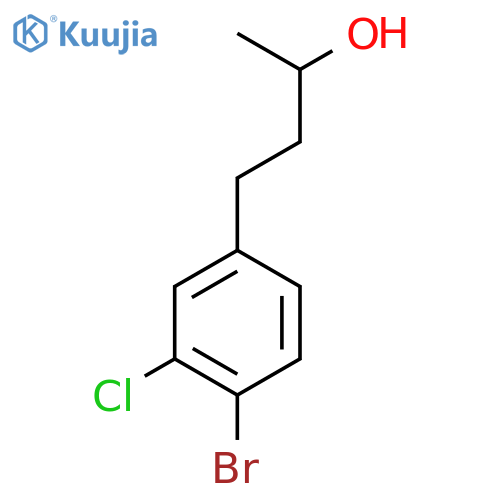 4-(4-bromo-3-chlorophenyl)butan-2-ol structure