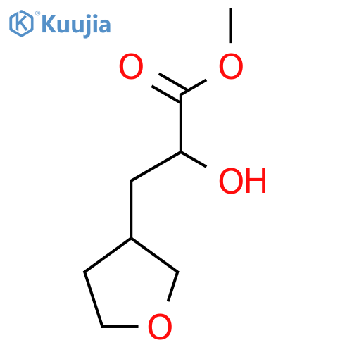 methyl 2-hydroxy-3-(oxolan-3-yl)propanoate structure