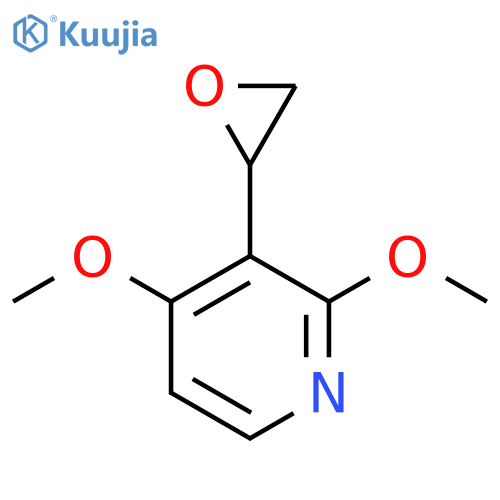 2,4-dimethoxy-3-(oxiran-2-yl)pyridine structure