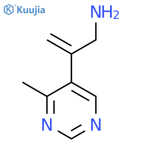 2-(4-methylpyrimidin-5-yl)prop-2-en-1-amine structure