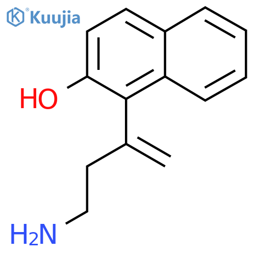 1-(4-aminobut-1-en-2-yl)naphthalen-2-ol structure