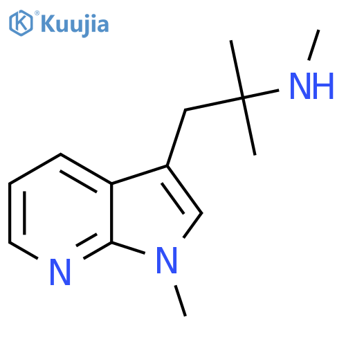 methyl(2-methyl-1-{1-methyl-1H-pyrrolo2,3-bpyridin-3-yl}propan-2-yl)amine structure