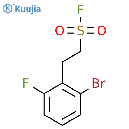 2-(2-bromo-6-fluorophenyl)ethane-1-sulfonyl fluoride structure