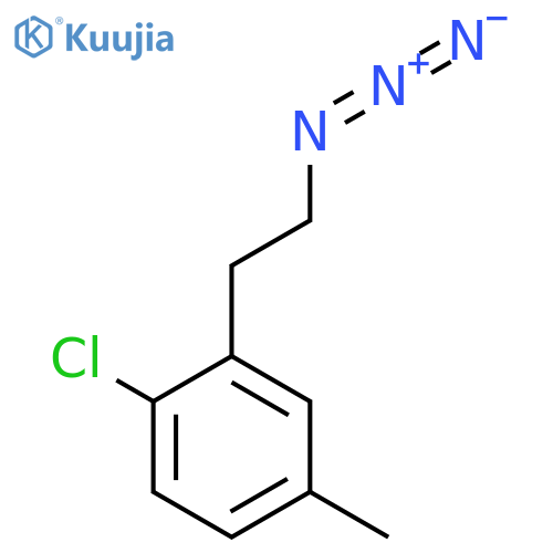 2-(2-azidoethyl)-1-chloro-4-methylbenzene structure