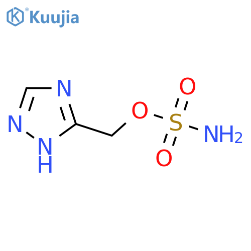 (1H-1,2,4-triazol-3-yl)methyl sulfamate structure
