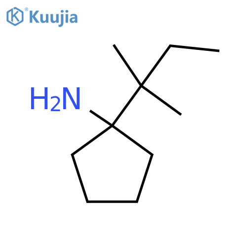 1-(2-methylbutan-2-yl)cyclopentan-1-amine structure