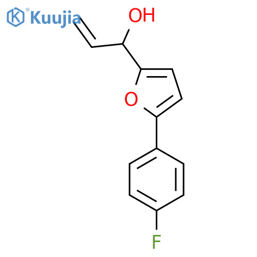 1-5-(4-fluorophenyl)furan-2-ylprop-2-en-1-ol structure