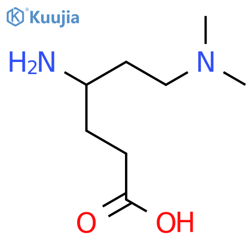 4-amino-6-(dimethylamino)hexanoic acid structure