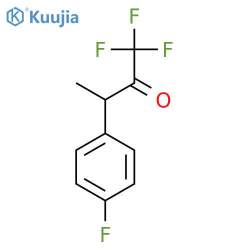 1,1,1-trifluoro-3-(4-fluorophenyl)butan-2-one structure