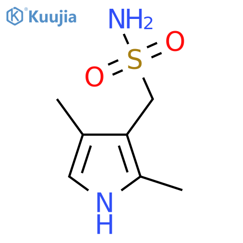(2,4-dimethyl-1H-pyrrol-3-yl)methanesulfonamide structure