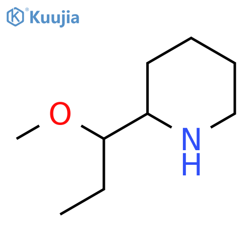 2-(1-methoxypropyl)piperidine structure