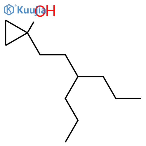 1-(3-propylhexyl)cyclopropan-1-ol structure