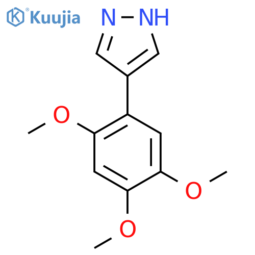 4-(2,4,5-trimethoxyphenyl)-1H-pyrazole structure