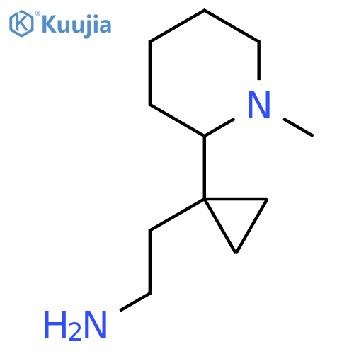 2-1-(1-methylpiperidin-2-yl)cyclopropylethan-1-amine structure
