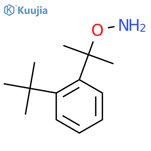 O-2-(2-tert-butylphenyl)propan-2-ylhydroxylamine structure