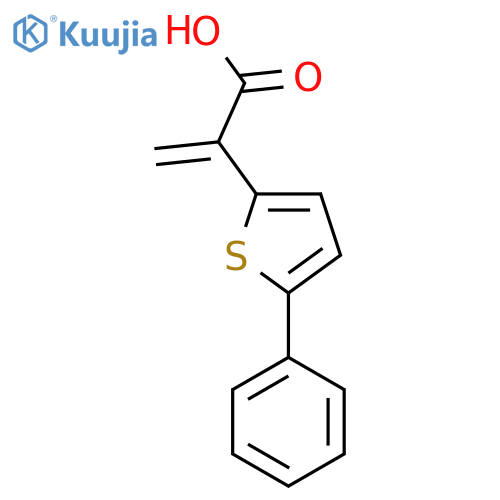 2-(5-phenylthiophen-2-yl)prop-2-enoic acid structure