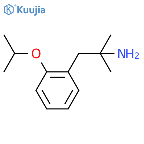 2-methyl-1-2-(propan-2-yloxy)phenylpropan-2-amine structure