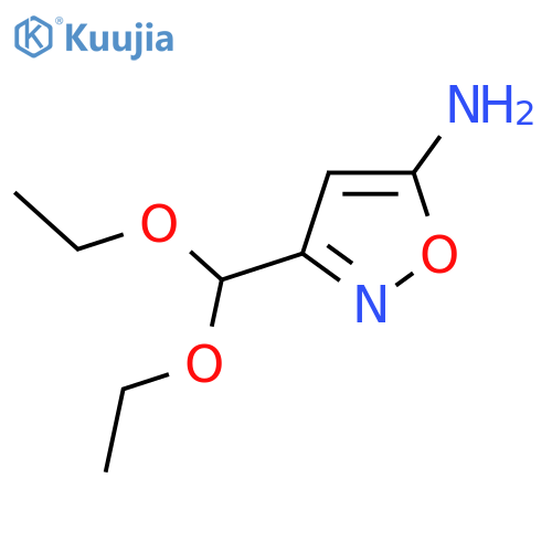 3-(diethoxymethyl)-1,2-oxazol-5-amine structure