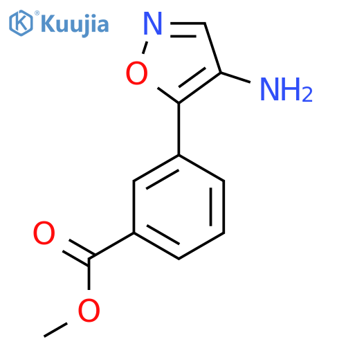 methyl 3-(4-amino-1,2-oxazol-5-yl)benzoate structure