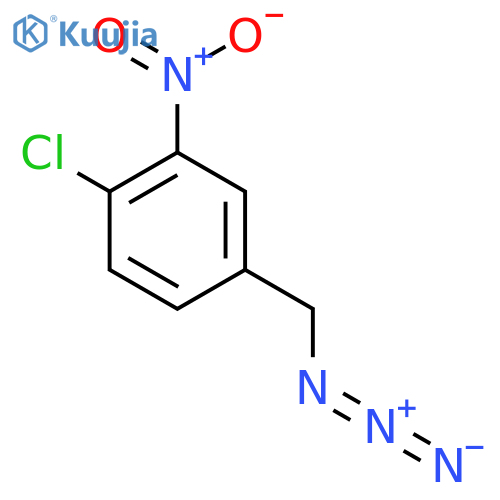 4-(azidomethyl)-1-chloro-2-nitrobenzene structure