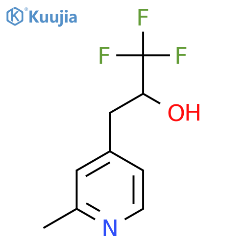 1,1,1-trifluoro-3-(2-methylpyridin-4-yl)propan-2-ol structure